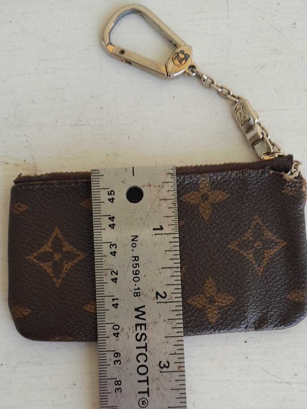 Louis Vuitton Monogram Key & Card Holder in Brown and Gold - Picture 3 of 7